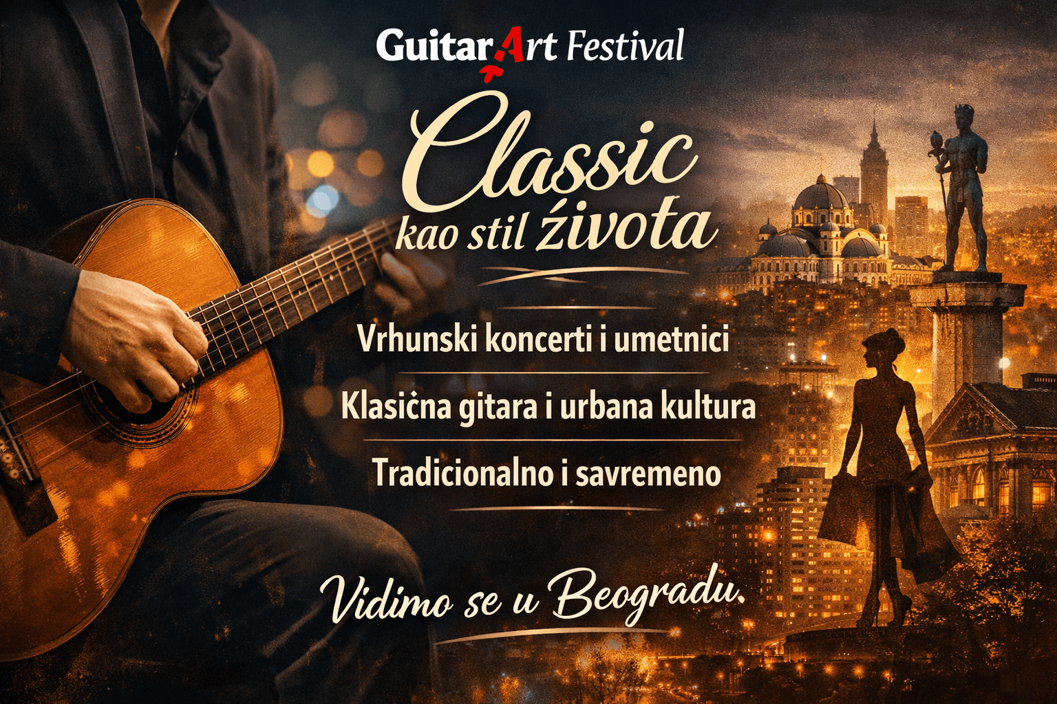 Guitar Art Festival - Classic Beograd, Srbija 11-15. mart 2026.
